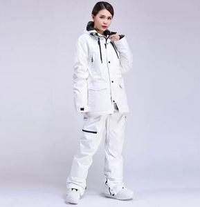 Skiing Jackets Ski Suit Women Windproof Waterproof Winter Sports Warm Breathable Women's Jacket+Pants Set Female Snowboard Suits