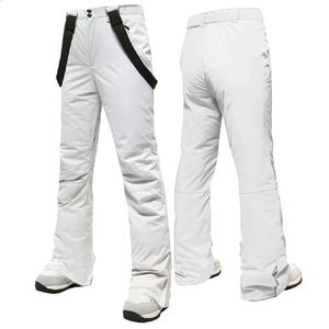 Pantalones de esquí Pantalones de esquí Mujeres Espesar A prueba de viento Impermeable Invierno Nieve Pantalones Deportes al aire libre Snowboard Cálido Transpirable Monos 231118