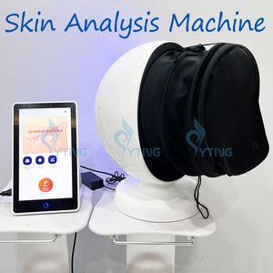 Máquina analizadora de piel para salón de belleza, prueba de piel, análisis facial, sistema de diagnóstico de piel con informe de prueba