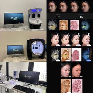 Sistema de diagnóstico de pele detector de pele detecção facial espelho mágico ct analisador de pele abrangente