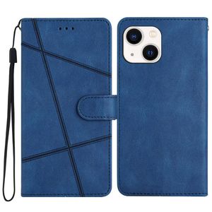 Cutanée Coupe de portefeuille en cuir de ligne verticale pour iPhone 14 Pro Max 13 12 Mini 11 xr xs max 6p 7p 8p Carte Slot Slot Téléphone mobile Couvercle du livre Skin