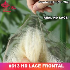 Skinlike Real Invisible HD Lace Frontal 13x6 13x4 Cierre 6x6 5x5 613 Blonde Brazilian Virgin Human Straight Raw Hair Melt Skins HD Transparen Lace