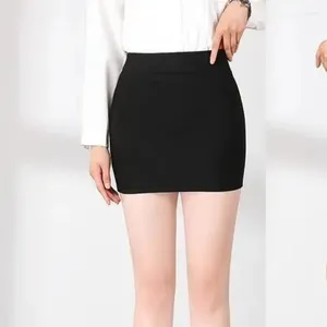 Faldas 2023 Otoño Corea Mini Falda Escuela Secundaria Streetwear Y2k Punto Negro Sexy Coqueta Cintura Prom Sexo al aire libre