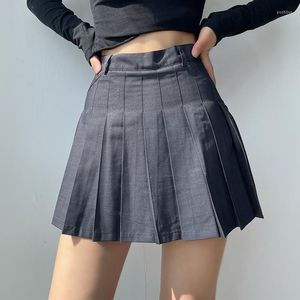 Faldas Hada Grunge JK Mini falda Y2K mujeres 2022 verano cintura alta estilo coreano pantalones cortos plisados gótico niños ropa niña