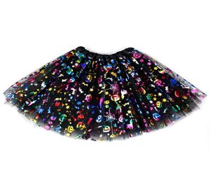 Faldas Halloween Baby Girls Luz LED Pettiskirt Tutu Falda Estampado de calabaza Ropa para niños pequeños Niña Cumpleaños Navidad Plea6006996