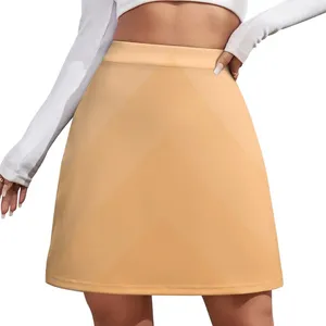 Faldas Minifalda con diseño de triángulo naranja Moda japonesa para niñas