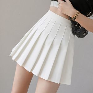 Faldas Minifalda plisada de cintura alta para mujer, minifalda blanca Sexy para mujer, minifalda de verano de estilo coreano para mujer, falda Y2k Egirl 230413