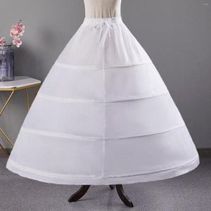 Jupes Real Po En Stock Robe De Bal Jupon Tulle 4 Cerceaux Accessoires De Mariage Crinoline Pour Robe