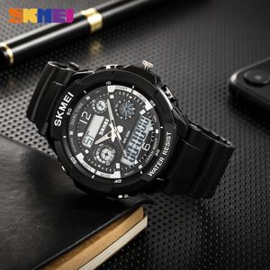 SKMEI 0931 Japón Movimiento Digital Militar Hombres Relojes deportivos 2 Tiempo Cronógrafo Alarma Impermeable Masculino Reloj de cuarzo Montre Homme X0524