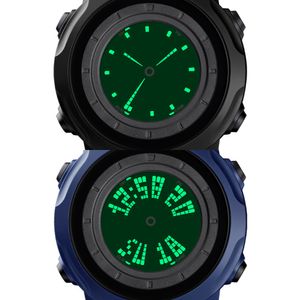 SKMEI Creative Dual Time Modèle Hommes Montre Numérique Étanche Chronomètre Alarme Sport Montre-Bracelet Mâle Horloge Relogio Masculino 1571 X0524