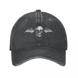Skull Demon Avenged Sevenfold Band Trucker Hat Turnits Coton Cotton A7x Dad Hat Casquette pour Unisexe Réglable 240407