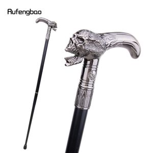 Cabezal de calavera Caminata Fashion Fashion Stick Decorative Walking Gentleman Elegante Cosplay Cane Knob Crosier 93cm 240416