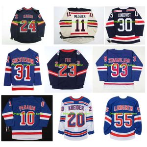 Sl NY Adam Fox Hockey Jersey Jacob Trouba Rangers Lindgren Artemi Panarin Henrik Lundqvist Chris Kreider Ryan Reaves Igor Shesterkin