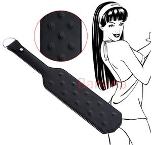 Látigo de paletas de paletas de láminas de cuero erótico esclavo con juguete sexy para adultos bdsm jugar puta torture bondage flogger