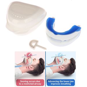 Sleep Masks Adjustable Anti Snoring Mouth Guard Braces Anti snoring Device Man Stopper for Improve Quality Better Breath 230831
