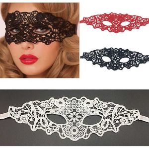 Máscaras para dormir Mujeres góticas Sexy Floral Lace Eye Mask Hollow Masquerade Party Cosplay Disfraz J230602