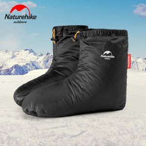 Sacos de dormir Zapatillas de plumón de ganso Ultraligero Interior Cálido Viaje largo Saco de dormir Accesorios Camping al aire libre 4.9 231018