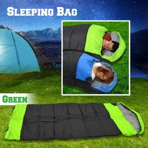 Sacs de couchage sac à capuche Camping en plein air ou sommeil intérieur avec sac de transport sac vert Widesea poinçonnage Inflata 231030