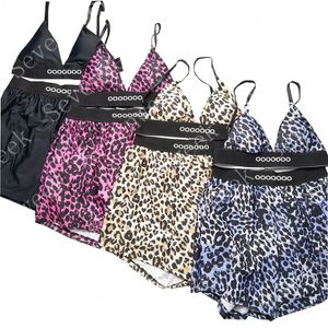 LEOPARD PRINT Bras Shorts Suits de yoga Conjuntos de pistas Running Fitness Sportswear Diseño de moda Damas Sports Bra.