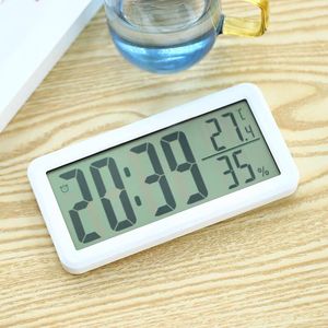 Slim Nordic Digital Clock Digital Battery Pantalla grande LED LED Electrónico Reloj Simple Desk Home Office Desktop Decor