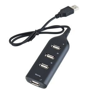 Mince plus petit Mini 4 ports USB 2.0 Ports transfert rapide à grande vitesse HUB USB rare pour ordinateur portable pour PC le plus récent