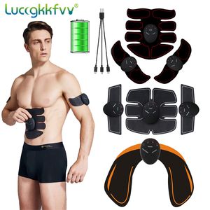 Slimming Belt Electric Muscle Stimulator EMS Wireless Buttocks Hip Trainer Abdominal ABS Fitness Body Massager 230425