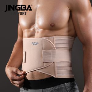 Slimming Belt JINGBA SUPPORT Fitness Corset Slimming Sweat Belt Waist Trainer Men Back Support Waist Protection Factory wholesale Drop 230615