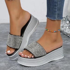 Slippers Rhinestone Women Summer Shoes Ladies Fashion Beach Designer Slides Femme Flip Flip Flops Cumple Flip Flops