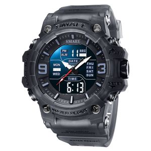 SMAEL 2022 nuevo reloj deportivo a prueba de agua transfronterizo para hombre reloj electrónico multifuncional luminoso genial regalo A6