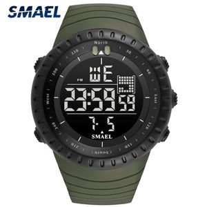 Smael Luxury Brand Watch Men Military Sport Mentides numériques LED Mens Reloj Hombre Wristwatch Mens Gift Relogio Masculino WS1237 X0524