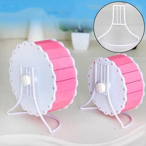 Fournitures pour petits animaux 1 pièce, support de course silencieux pour Hamster blanc, roue d'exercice, support de rangement pour Chinchilla, souris, Rat, accessoires de jouets