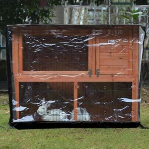 Winter Outdoor Bunny Rabbit Hutch Cover, Waterproof Pet Cage Crate, UV Resistant Heavy Duty 230715