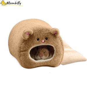 Small Animal Supplies Hamster Soft Warm Bed Rat Hammock Pig Squirrel Winter Pet Toy Hamster Cage House Hanging NestMat House Bed Animal Mice Rat Nest 230719