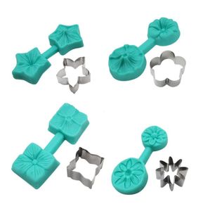 Moule à gâteau en Silicone avec petits nœuds, outils de décoration de gâteau Fondant, emporte-pièce, décorations de gâteau d'anniversaire et de mariage, fourniture de fête 2757356