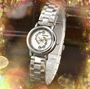 Petit cadran quartz mode femmes montres date automatique trois broches designer horloge chaîne bracelet super brillant en acier inoxydable classique élégant designer montre-bracelet cadeaux