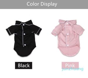 Ropa para perros pequeños, abrigo, pijamas para cachorros, color negro, rosa, para niñas, caniche, Bichon, ropa de peluche, algodón, niño, Bulldog, camisas suaves de invierno