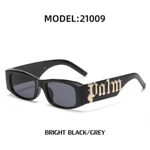 Petit cadre paume angles lettre lunettes de soleil punk mode Y2K lunettes de soleil 2023 nouvelles lunettes de soleil Euro American ins