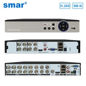 Smar 16CH 8CH 5MN 5 en 1 H265 hybride DVR enregistreur vidéo numérique pour caméra AHD 5MP IP P2P caméra NVR système de sécurité CCTV 240219