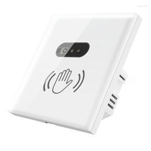 Módulos de automatización inteligente SMATRUL Interruptor de luz de pared Lnfrared IR Sensor No necesita toque UE Reino Unido 220V 110V Panel de pantalla de vidrio Encendido eléctrico