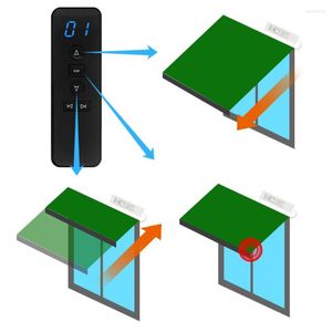 Módulos de automatización inteligente Universal 433 mhz RF Persiana enrollable Cortina Receptor Remoto para motor eléctrico Protector solar Funciona con Broadlink