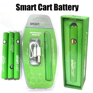 Batterie de chariot intelligent 380 mAh, préchauffage à tension variable, stylo vape adapté aux cartouches d'huile à filetage 510