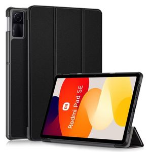 Smart Cases For Xiaomi Redmi Pad SE 6 11" Inch PU Leather TPU Cover Wake Sleep Function Tablet PC Fundas
