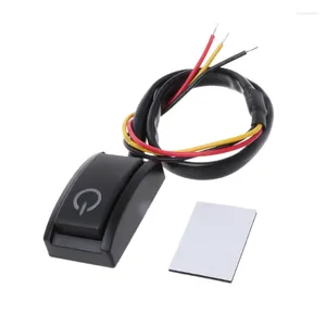 Smart Home Control Car Push Button Enganche Encienda el interruptor para luz LED DC 12V 200mA 2.4W