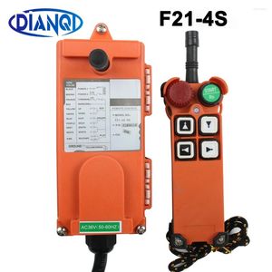 Control de hogar inteligente F21-4S 220V Interruptor de control remoto de radio inalámbrico industrial para grúa 1 Transmisor receptor 4 funciones con emergencia