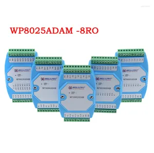 Module de relais de contrôle de maison intelligente, 8 canaux normalement ouverts MODBUS RTU RS485 Communication-WP8025ADAM