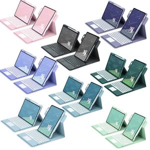 Smart Swivel Amovible Bluetooth Clavier Touch Tablet Cover Case pour IPad 2022 Pro 11 Air 4 5 9.7 10.2 HKD230809