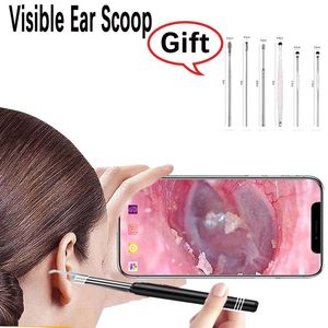 Smart Visual Ear Cleaner Stick Endoscope Pick Camera Otoscope Wax Remover Picker Wax Removal Tool 220323