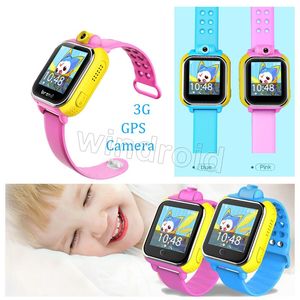 Reloj inteligente Reloj de pulsera para niños Q730 3G GPRS Localizador GPS Rastreador Reloj inteligente anti-perdida para bebés con cámara para IOS Android G75 10pcs por DHL
