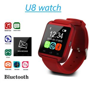Smart Watch U8 Wireless Bluetooth Smartwatches Pantalla táctil Reloj inteligente para Android IOS con caja al por menor