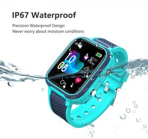 Montres connectées Nouvelle montre intelligente enfants GPS 4G Wifi LT21 Tracker étanche Smartwatch enfants appel vidéo téléphone montre rappel moniteur SmartwatchL2401